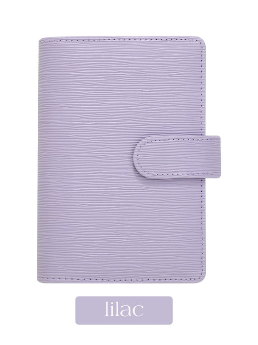 A6 Saffiano Budget Binder in Lilac