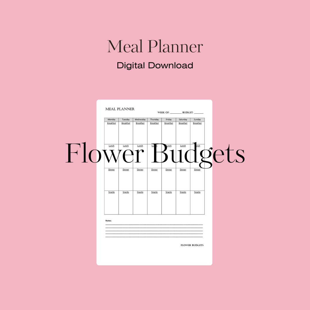 Meal Planner (Digital Download)