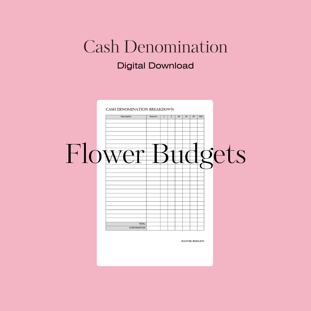 Cash Denomination (Digital Download)