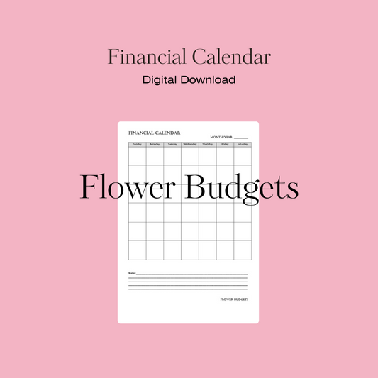 Financial Calendar (Digital Download)