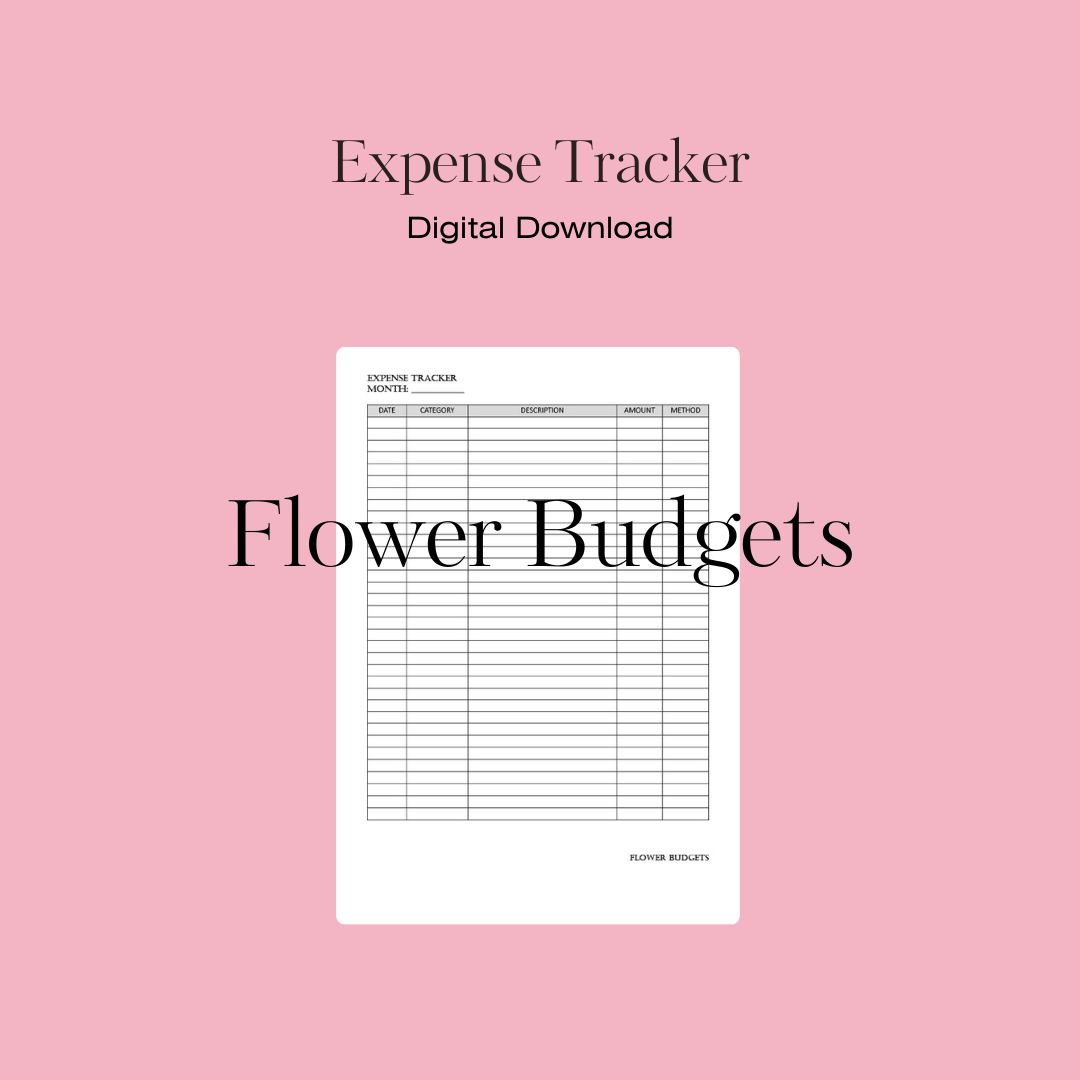 Expense Tracker (Digital Download)