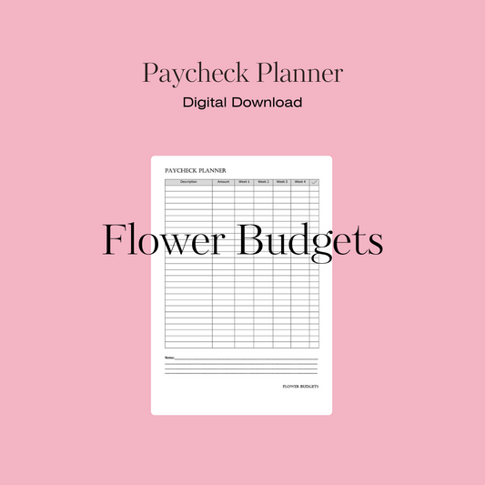 Paycheck Planner (Digital Download)