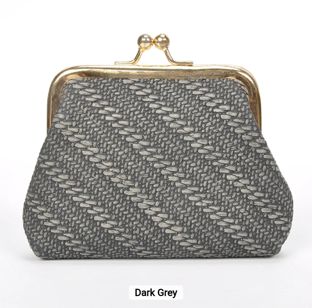 Coin Purse in Dark Grey