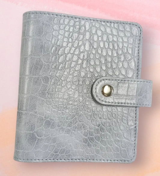 IMPERFECT A7 Croc Cash Wallet in Blue