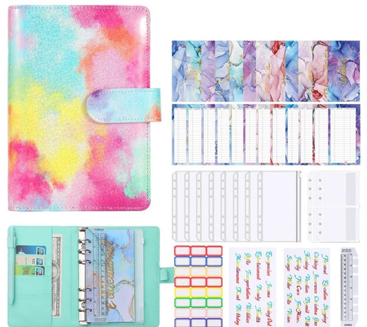 Tie Dye Budget Binder Set-C