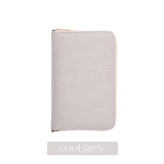 A6 Zippy Wallet in Cool Grey