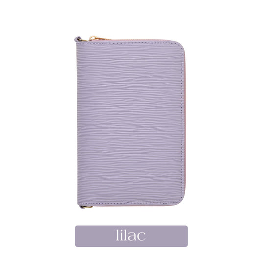 A6 Zippy Wallet in Lilac