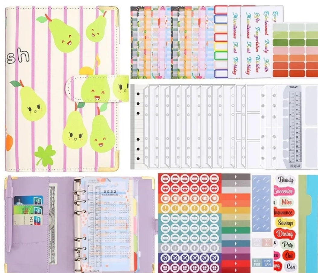 Fruit A6 Budget Binder Set-Pear