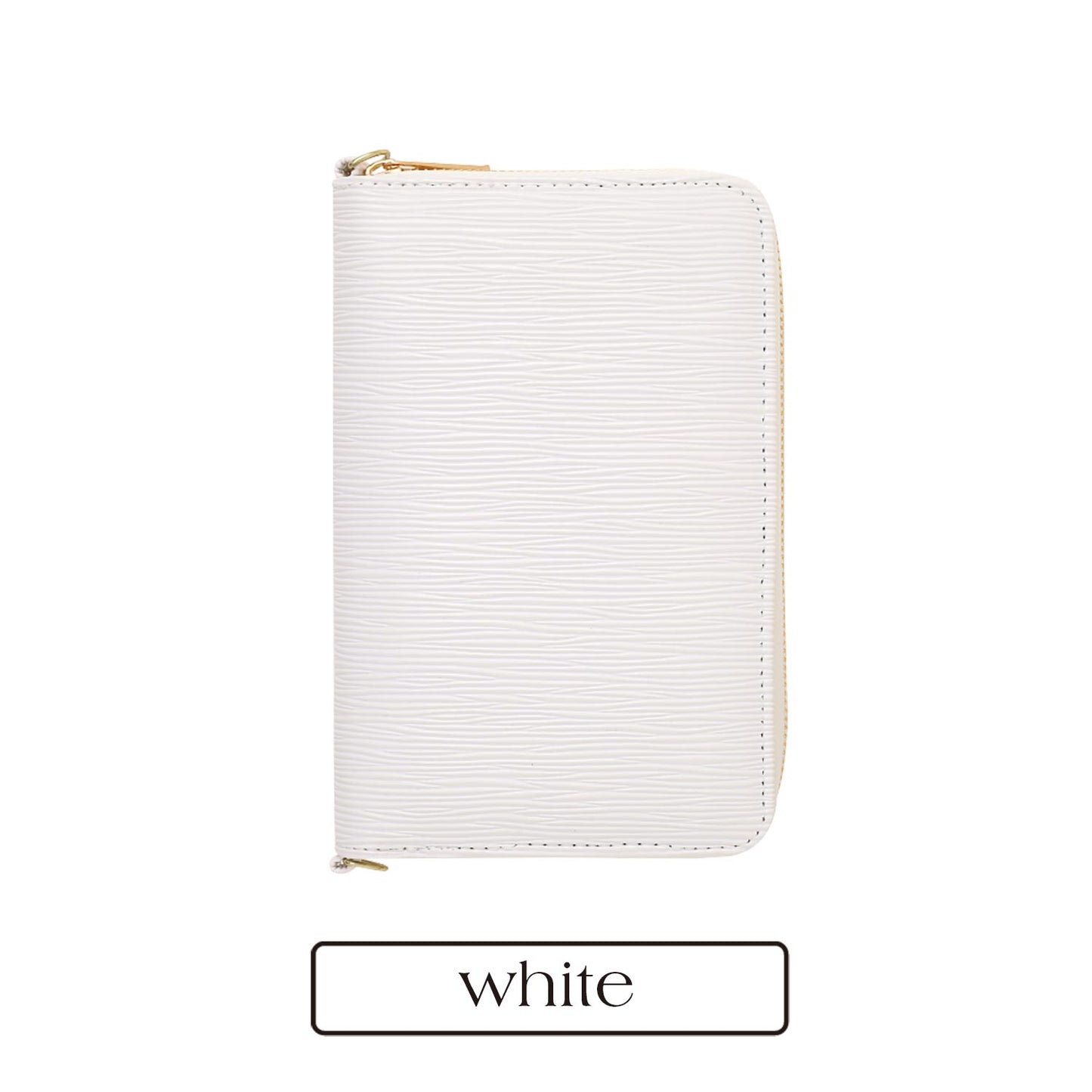 A6 Zippy Wallet in White